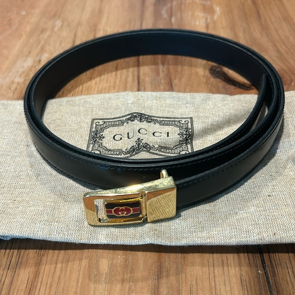 Unisex Gucci Belt - size 105cm/42 inch - Black - Picture 1 of 1